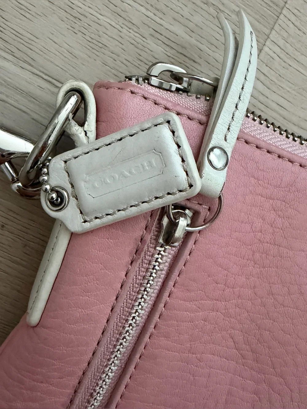 Vintage Coach Crossbody - Pink